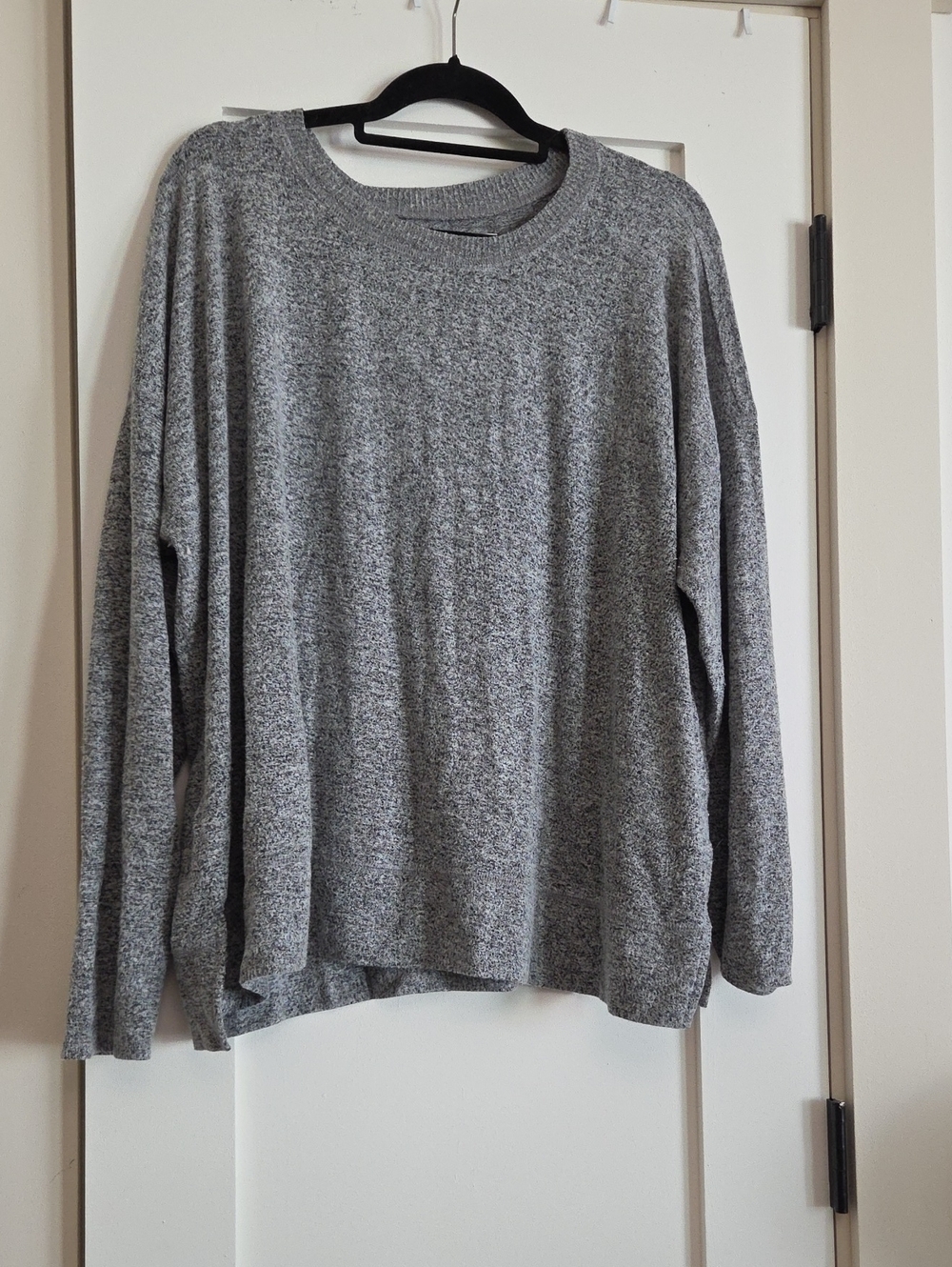 Lucky Brand Heather Gray Crewneck Sweater